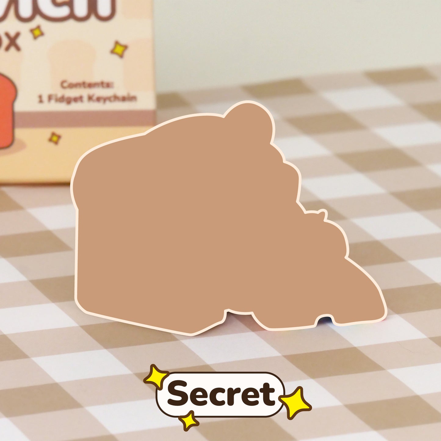 Sandwich Fidget Clicker Keychain Blind Box