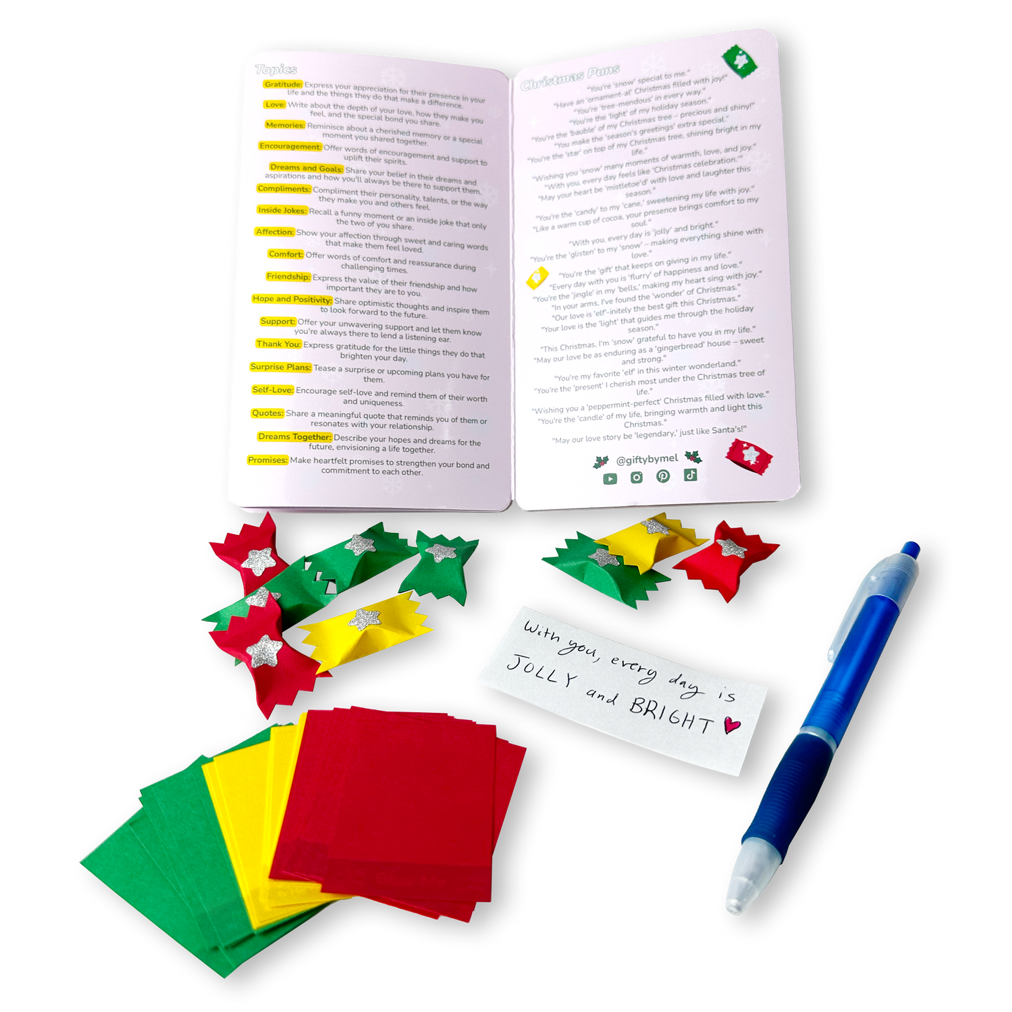 DIY Christmas Candy Bag Gift Kit