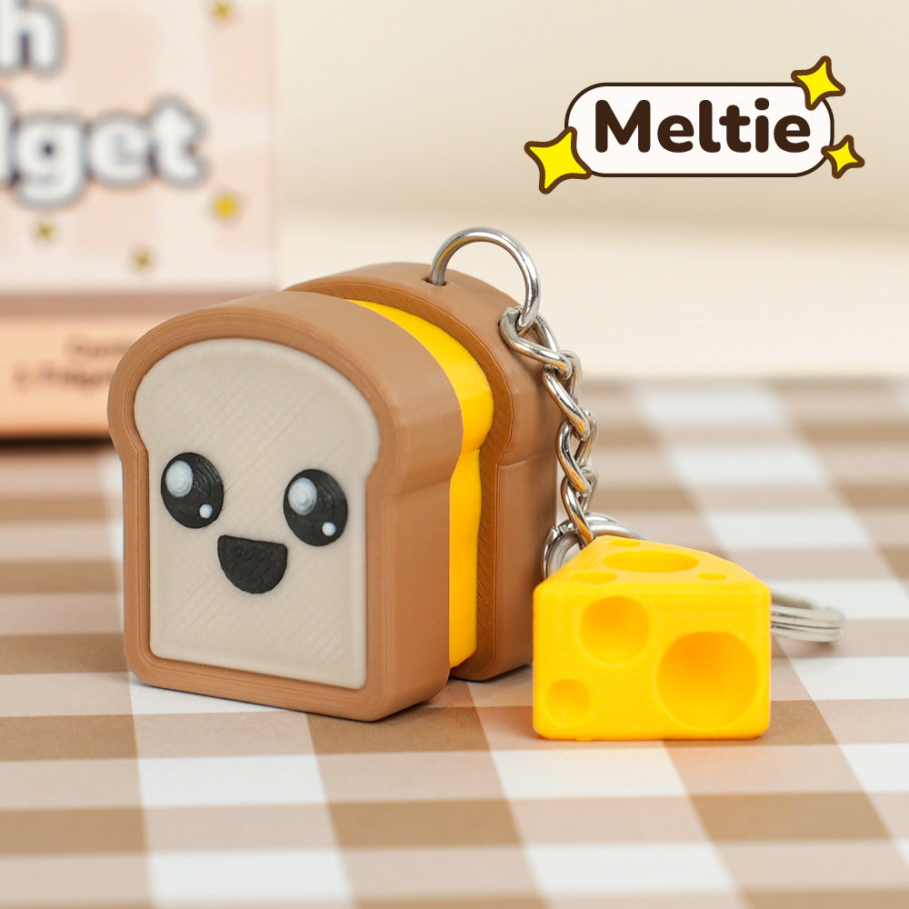 Sandwich Fidget Clicker Keychain Blind Box