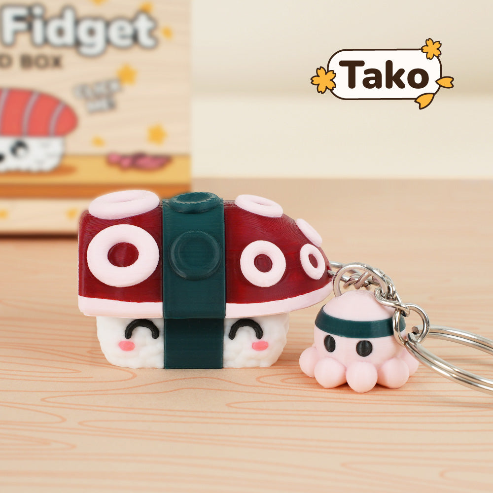 Sushi Fidget Clicker Keychain Blind Box – Gifty by Mel