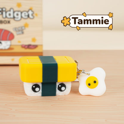 Sushi Fidget Clicker Keychain Blind Box