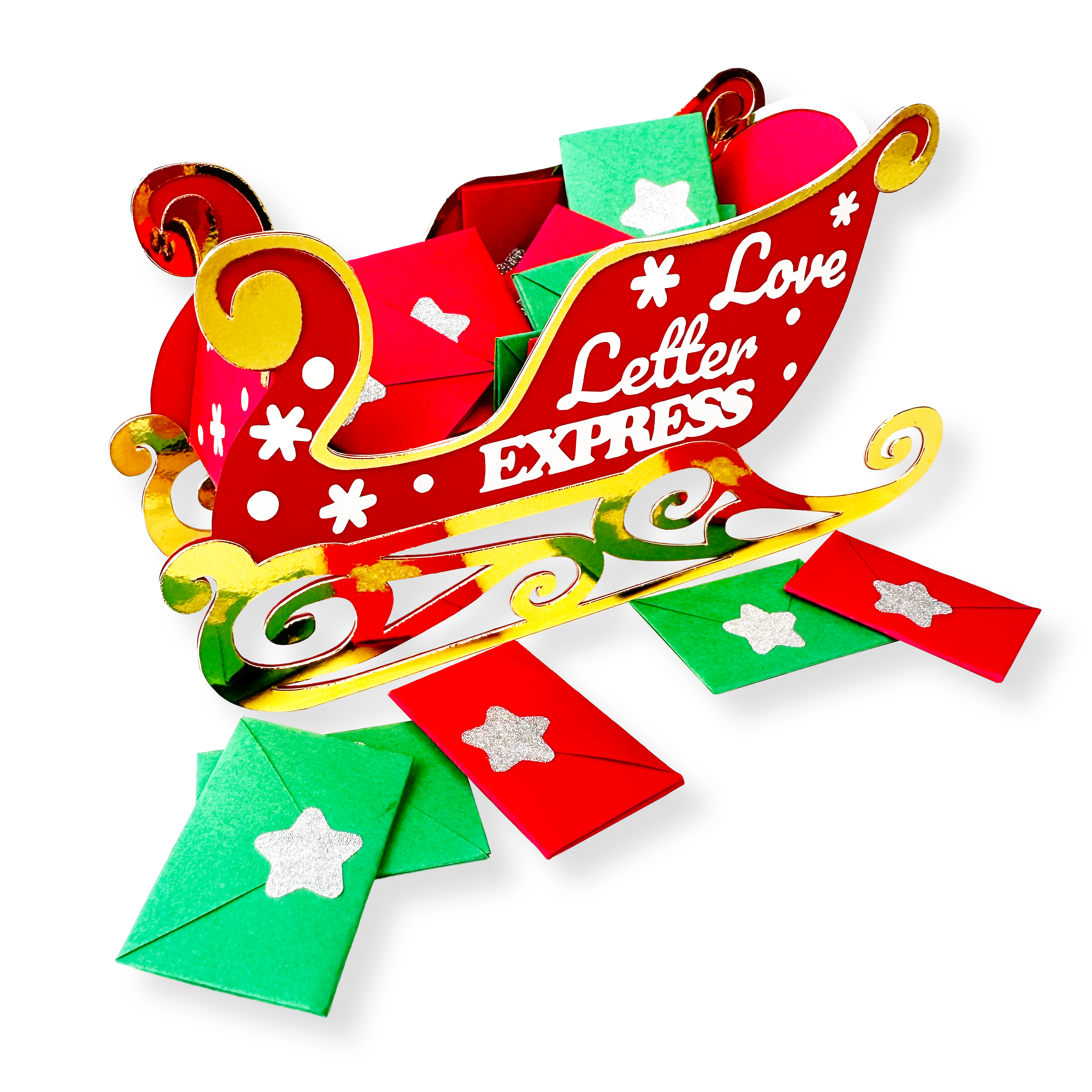 Letter R Sleigh Gifty by Mel | DIY Love Letter Sleigh Gift Kit