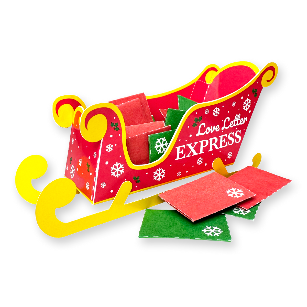 Letter R Sleigh Gifty by Mel | Printable Love Letter Sleigh Gift Template with Messages