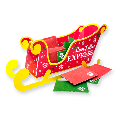 Love Letter Sleigh Gift Template