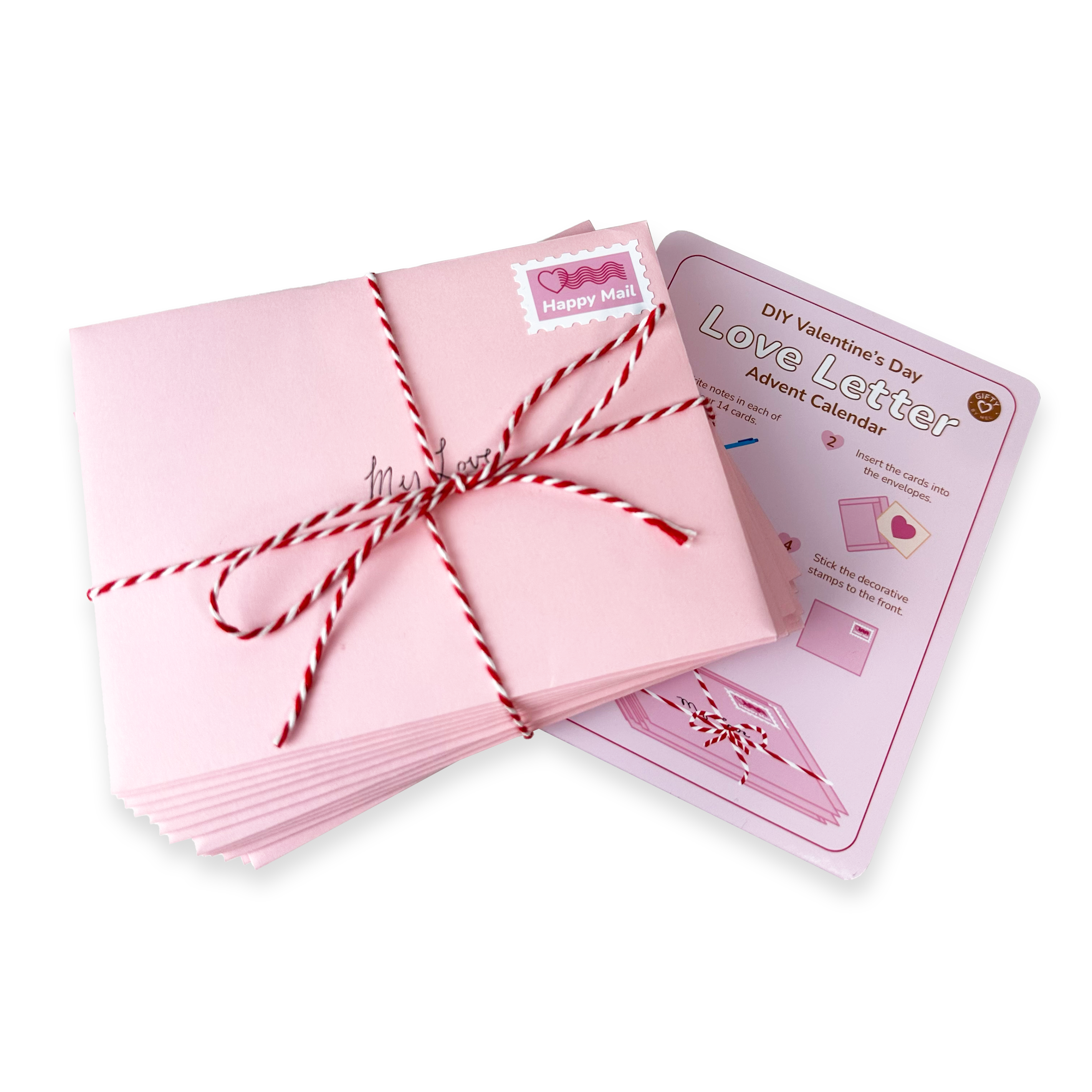 Gifty by Mel | DIY Valentine's Day Love Letter Advent Calendar Gifty by Mel | DIY Valentine's Day Love Letter Advent Calendar