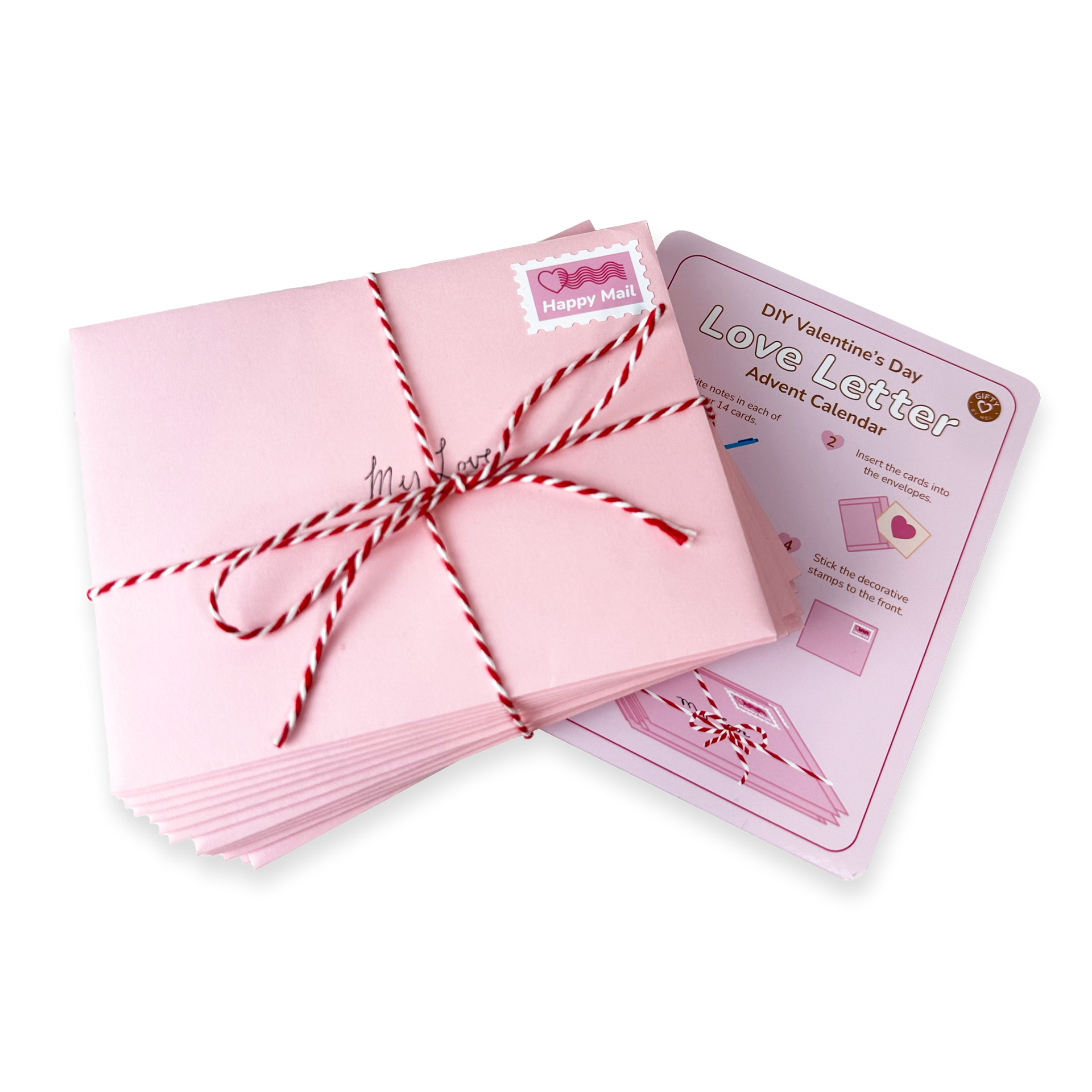 Gifty by Mel | DIY Valentine's Day Love Letter Advent Calendar