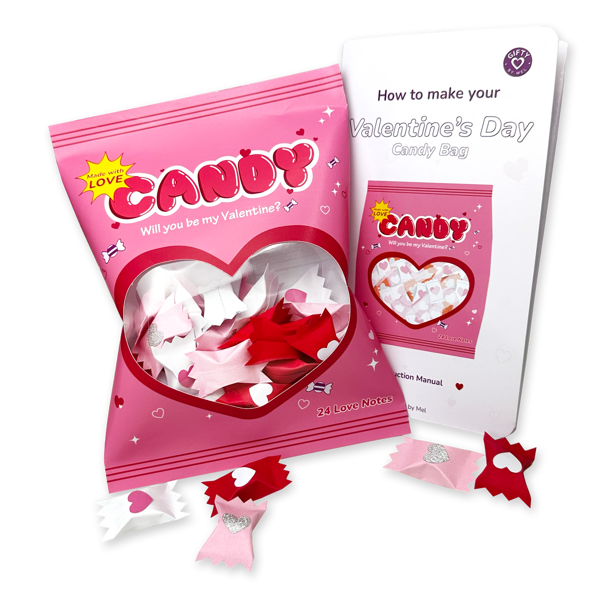Gifty by Mel DIY Valentine's Day Candy Bag Gift Kit
